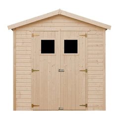 Abri de jardin en panneaux 17mm - 205x199cm - avec plancher - Timbela Ma boutique