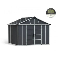 Abri de jardin en polycarbonate 7,9m² avec plancher YUKON - Palram - Canopia Ma boutique