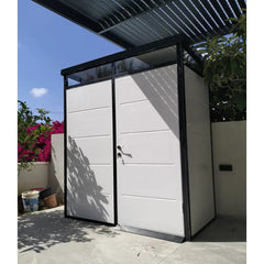 Abri de jardin modulaire isolé 2x1m profils noirs - plancher inclus - Everbox Ma boutique