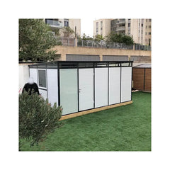 Abri de jardin modulaire isolé 5x3m profils noirs - plancher inclus - Everbox Ma boutique