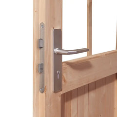 Abri toit plat 13,60m² bois massif 40mm Radeburg 3 – Karibu Ma boutique