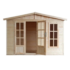 Bureau de jardin en panneaux 17mm - 303x199cm - avec plancher - Timbela Ma boutique