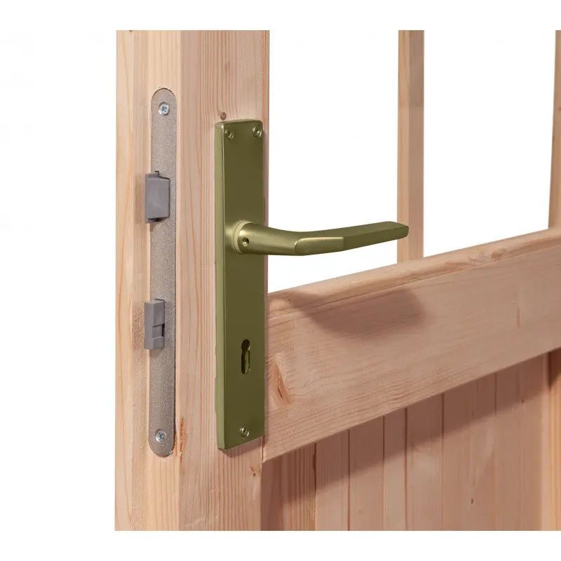 Abri de jardin adossé en bois certifié 8,27m² Bomlitz 4 - Karibu Ma boutique