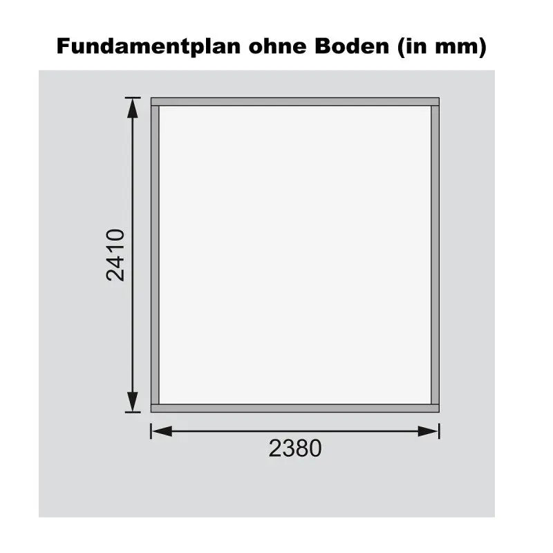 Abri de jardin en bois massif gris terre 5,95m² Askola 3,5 - Karibu Ma boutique