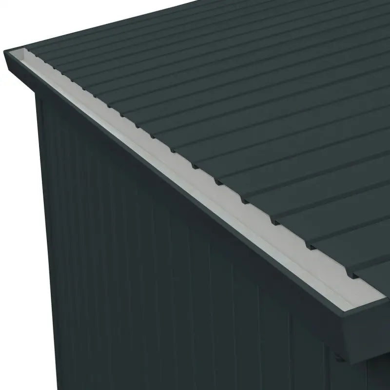 Abri de jardin en métal anthracite 3,92m² + kit d'ancrage + kit de fondation  DURAMAX Ma boutique