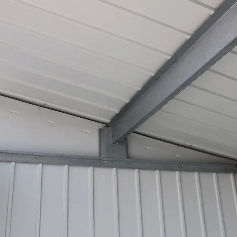 Abri de jardin en métal anthracite 3,92m² + kit d'ancrage + kit de fondation  DURAMAX Ma boutique