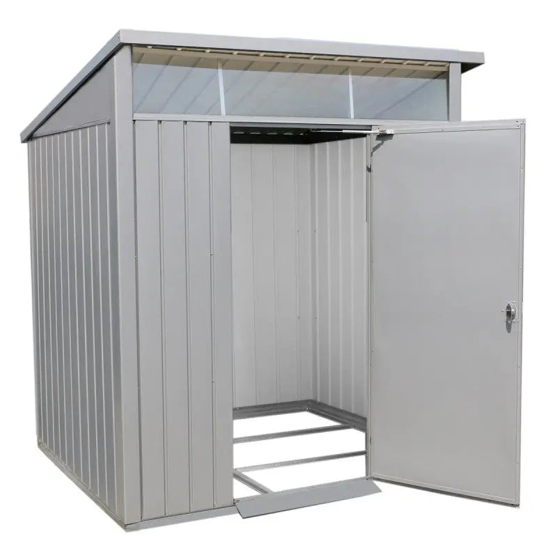 Abri de jardin en métal gris 3,92m² + kit d'ancrage + kit de fondation DURAMAX Ma boutique