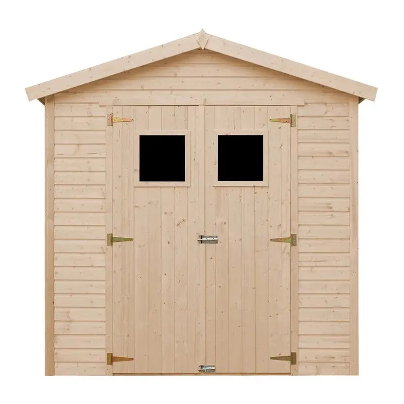Abri de jardin en panneaux 17mm - 205x199cm - avec plancher - Timbela Ma boutique