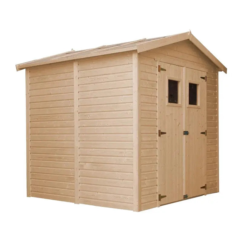 Abri de jardin en panneaux 17mm - 205x199cm - avec plancher - Timbela Ma boutique