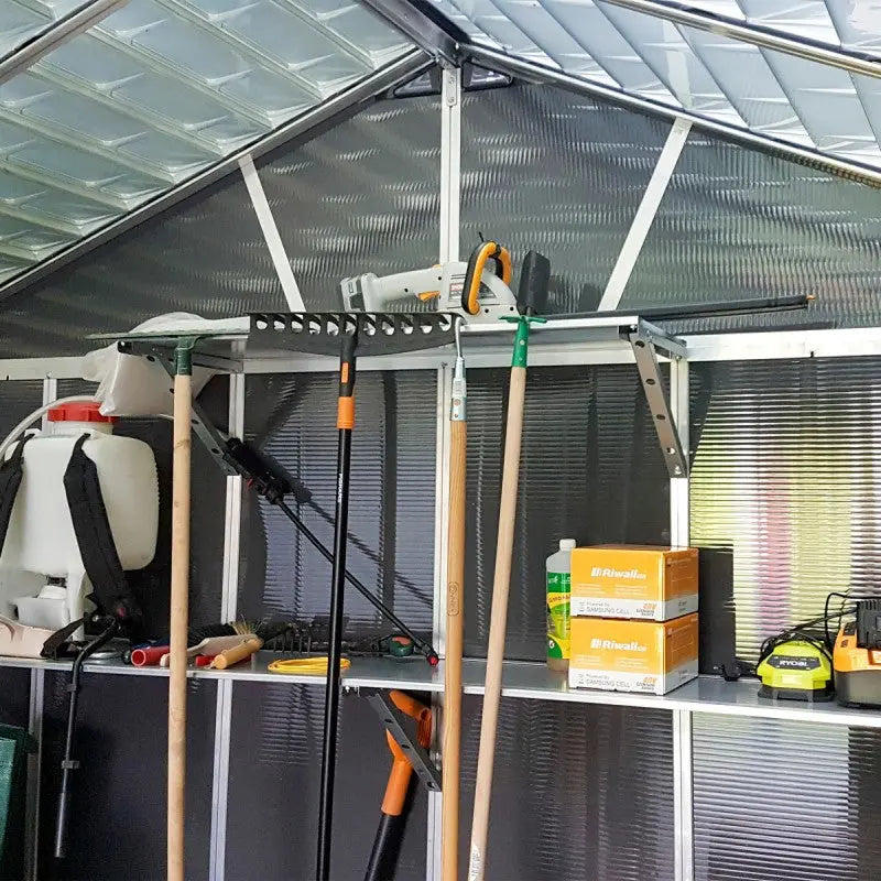 Abri de jardin en polycarbonate 11,7m² avec plancher YUKON - Palram - Canopia Ma boutique