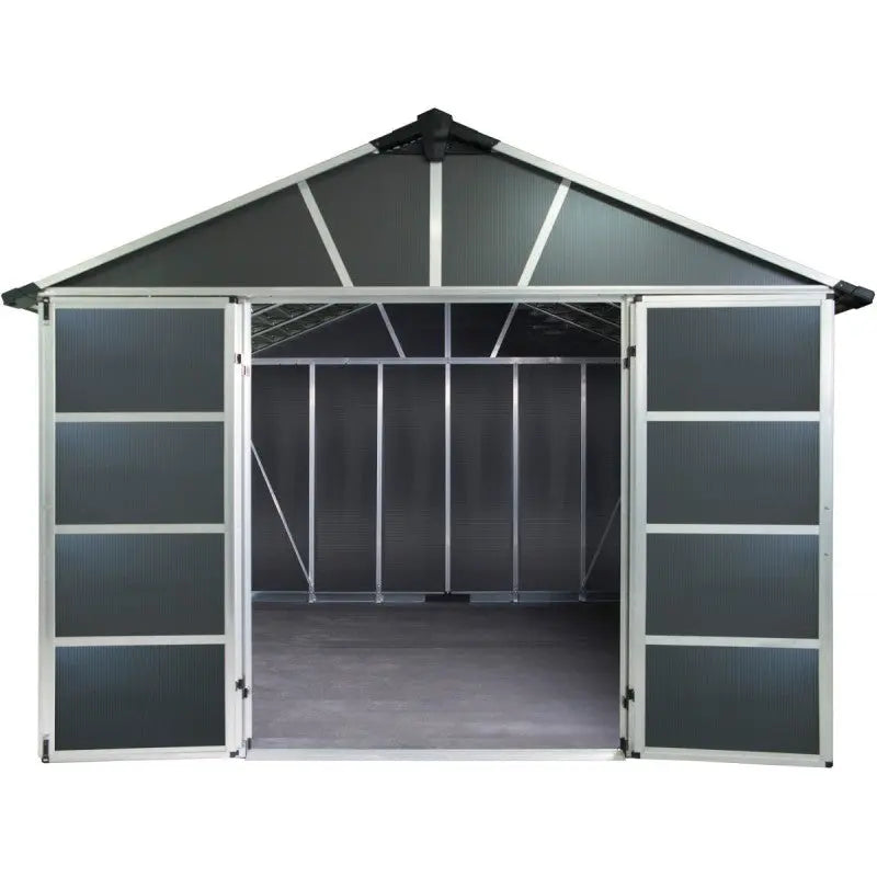Abri de jardin en polycarbonate 21,3m² avec plancher YUKON - Palram - Canopia Ma boutique