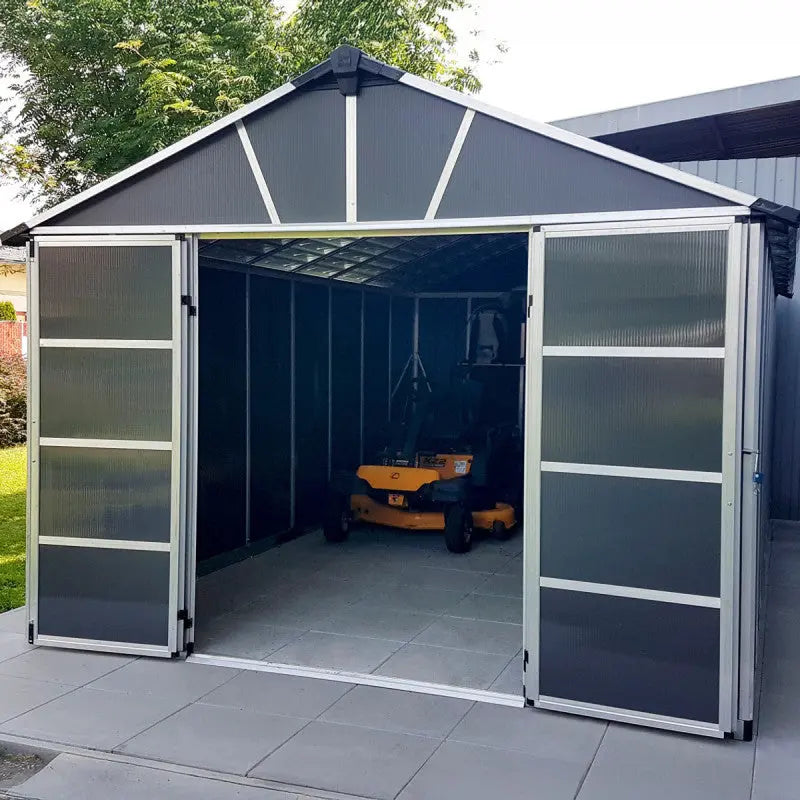 Abri de jardin en polycarbonate 21,3m² avec plancher YUKON - Palram - Canopia Ma boutique