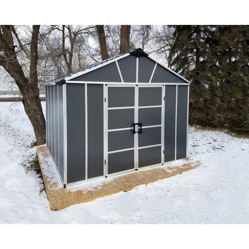 Abri de jardin en polycarbonate 7,9m² sans plancher YUKON - Palram  - Canopia Ma boutique