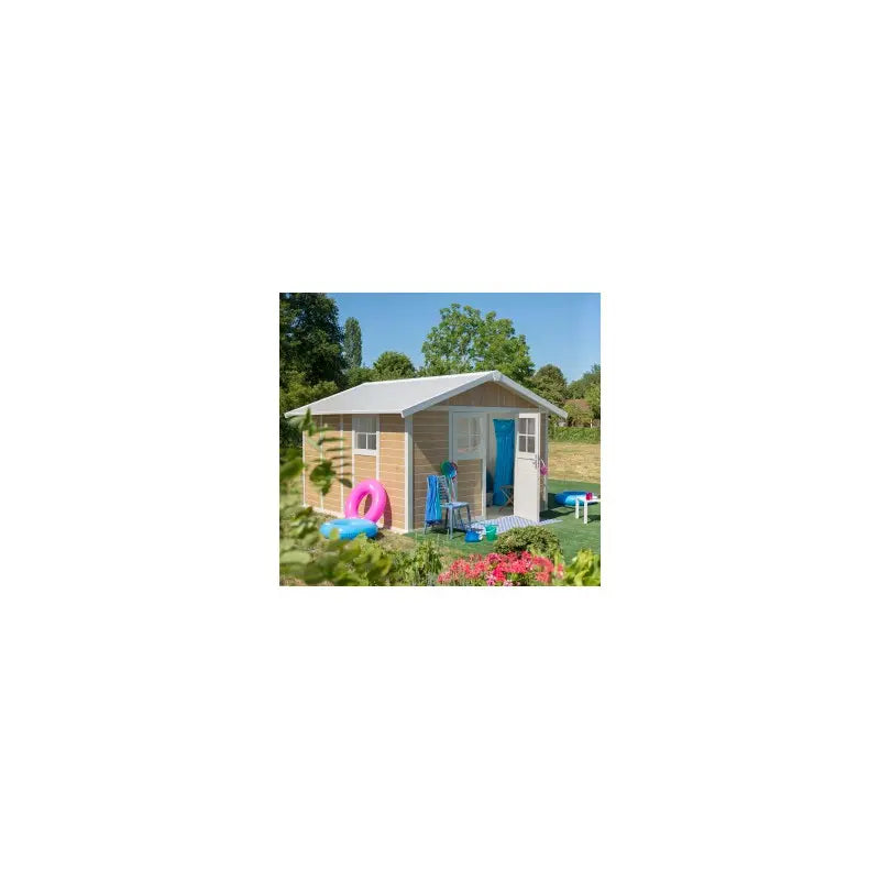 Abri de jardin en PVC 11,2m² DECO Sherwood Grosfillex + kit ancrage offert Ma boutique