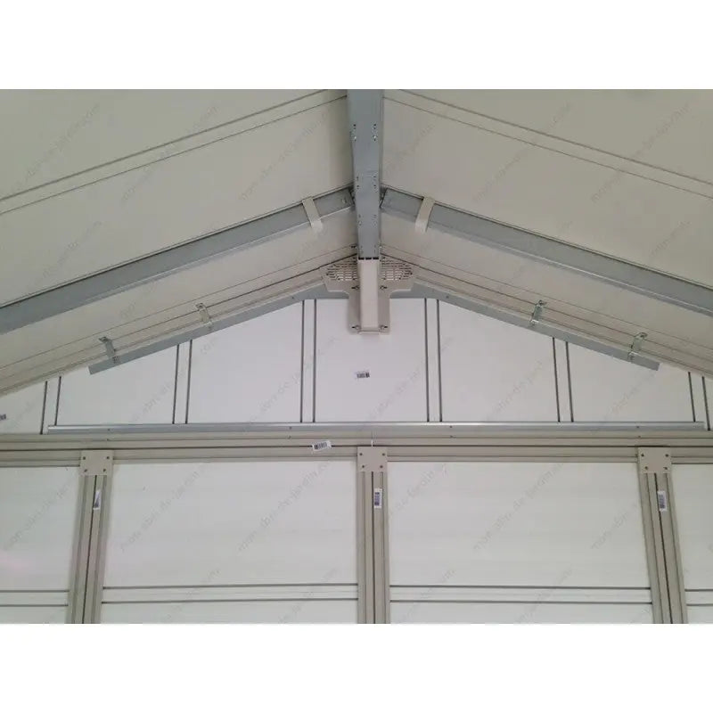 Abri de jardin en PVC 11,2m² UTILITY blanc et gris bleu Grosfillex + kit ancrage offert Ma boutique
