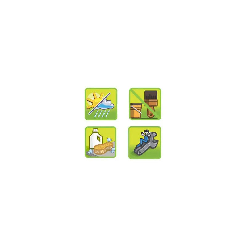 Abri de jardin en PVC 11,2m² UTILITY blanc et gris bleu Grosfillex + kit ancrage offert Ma boutique