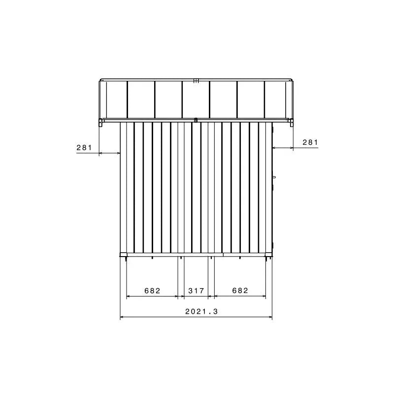 Abri de jardin en PVC 4,9m² DECO blanc et gris vert Grosfillex + kit ancrage offert Ma boutique