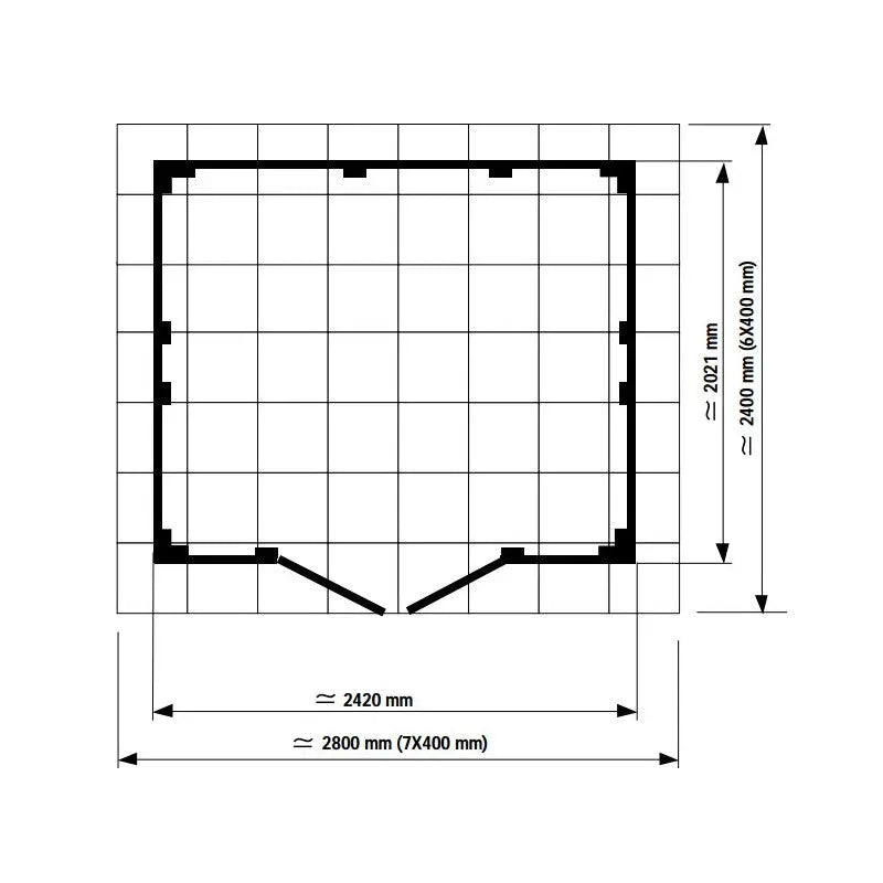 Abri de jardin en PVC 4,9m² DECO gris foncé et blanc Grosfillex + kit ancrage offert Ma boutique