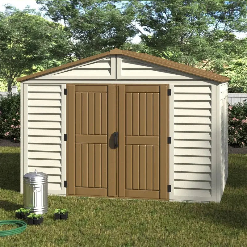 Abri de jardin en PVC WoodStyle Premium 13,12m² Duramax Ma boutique