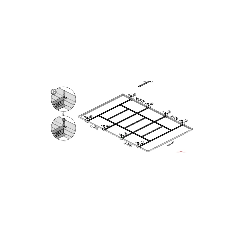 Abri de jardin en résine anthracite 8,90m² + kit de fondation - JOBU Ma boutique