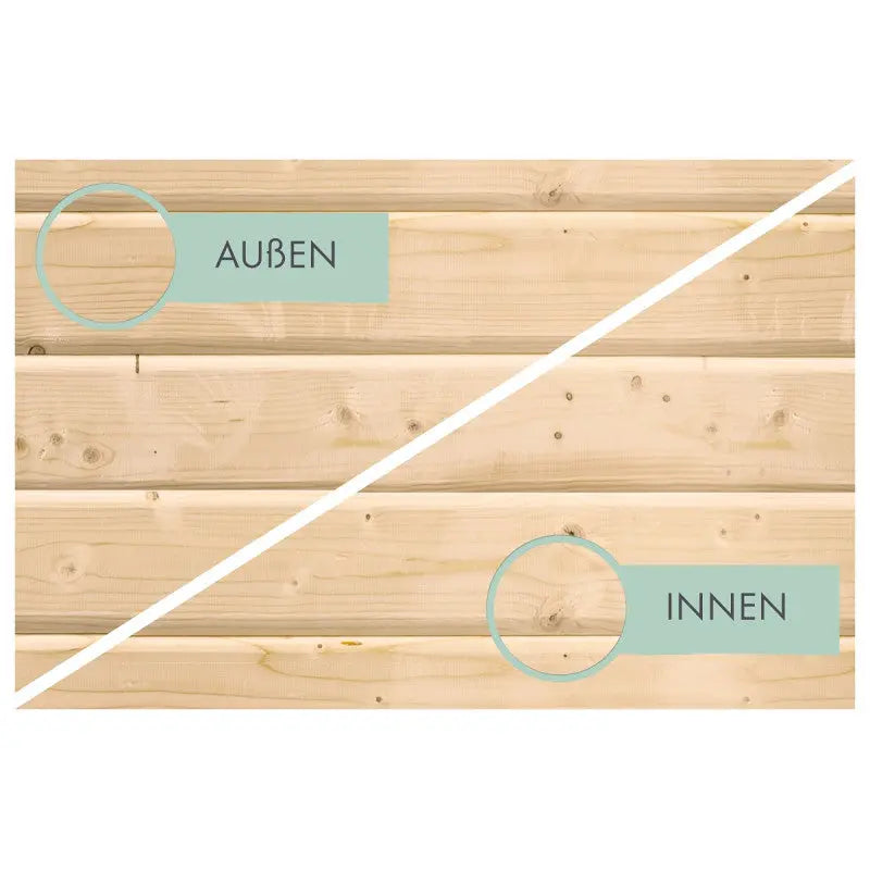 Abri de jardin multifonctions en bois brut 6m² avec armoire intégrée – Karibu Ma boutique