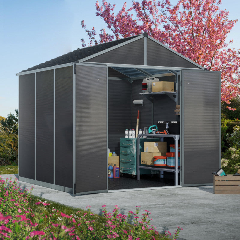 Abri de jardin RUBICON 5,4m² en aluminium et polycarbonate - Canopia by Palram Ma boutique