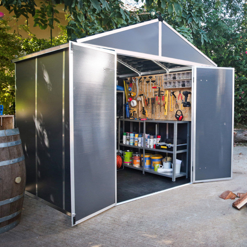 Abri de jardin RUBICON 5,4m² en aluminium et polycarbonate - Canopia by Palram Ma boutique