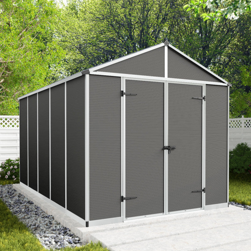 Abri de jardin RUBICON 7,65m² en aluminium et polycarbonate - Palram - Canopia Ma boutique