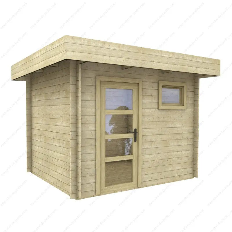 Abri en bois massif 7,5m² MODERNE - madriers 40mm Gardy Shelter Ma boutique