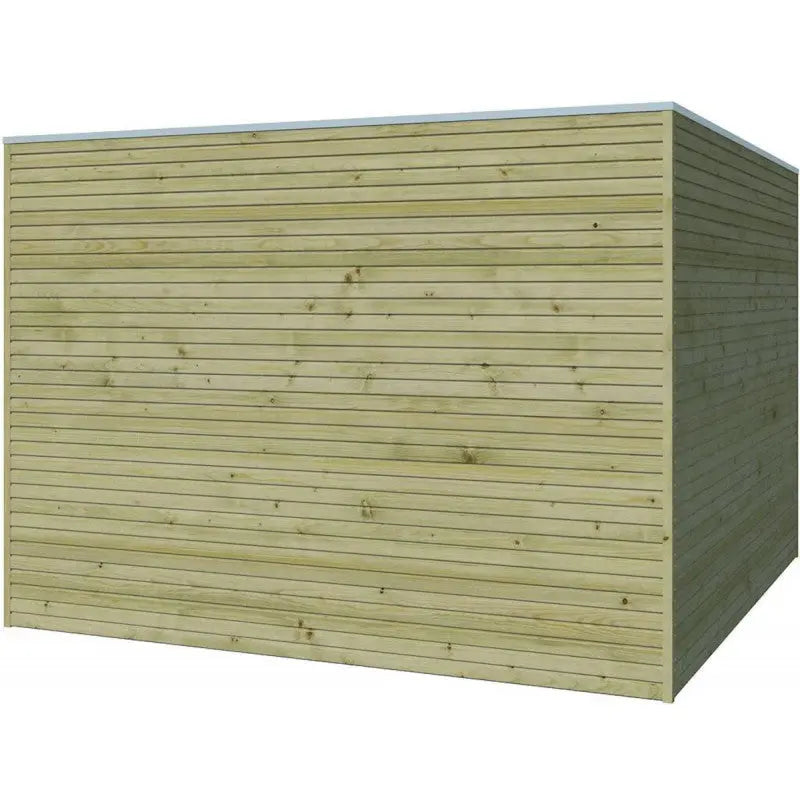 Abri Qube 9m² en bois traité autoclave 27mm avec porte simple battante + fenêtre  – Gardenas Ma boutique