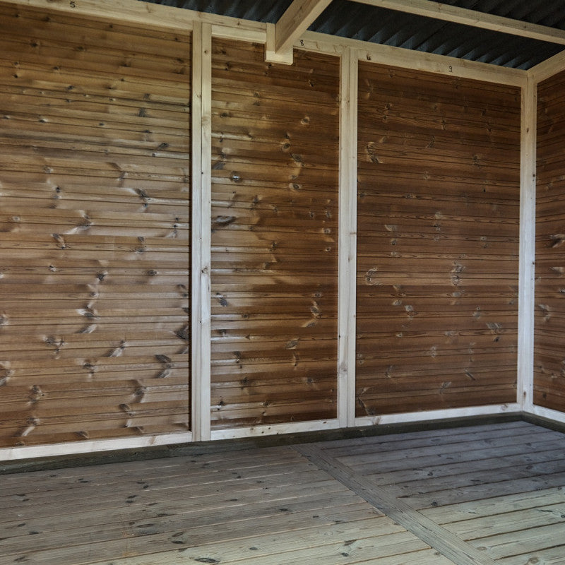 Abri de jardin Theora 7,33 m² – Bois thermo-traité & toiture Onduline – HABRITA Ma boutique