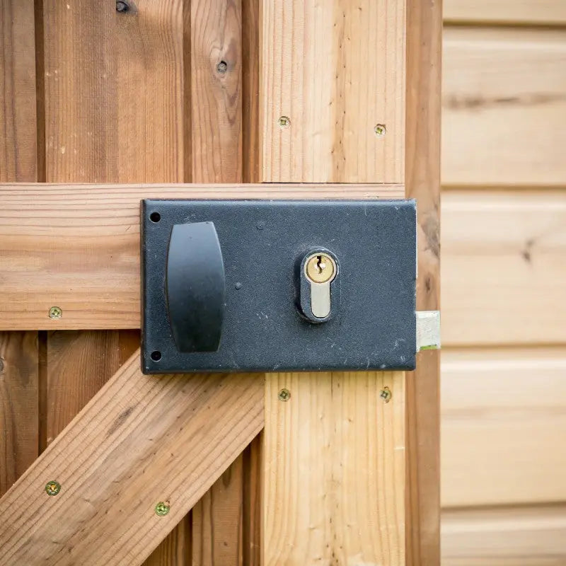 Abri Therma 7,04m² en bois thermo traité et toiture en acier HABRITA Ma boutique
