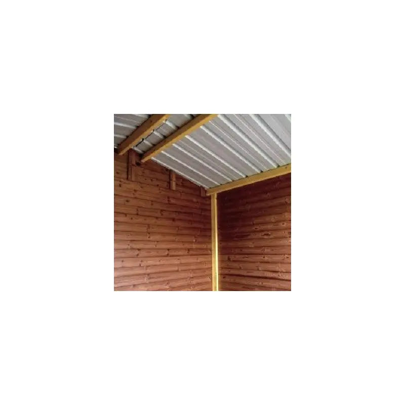Abri Therma 7,04m² en bois thermo traité et toiture en acier HABRITA Ma boutique