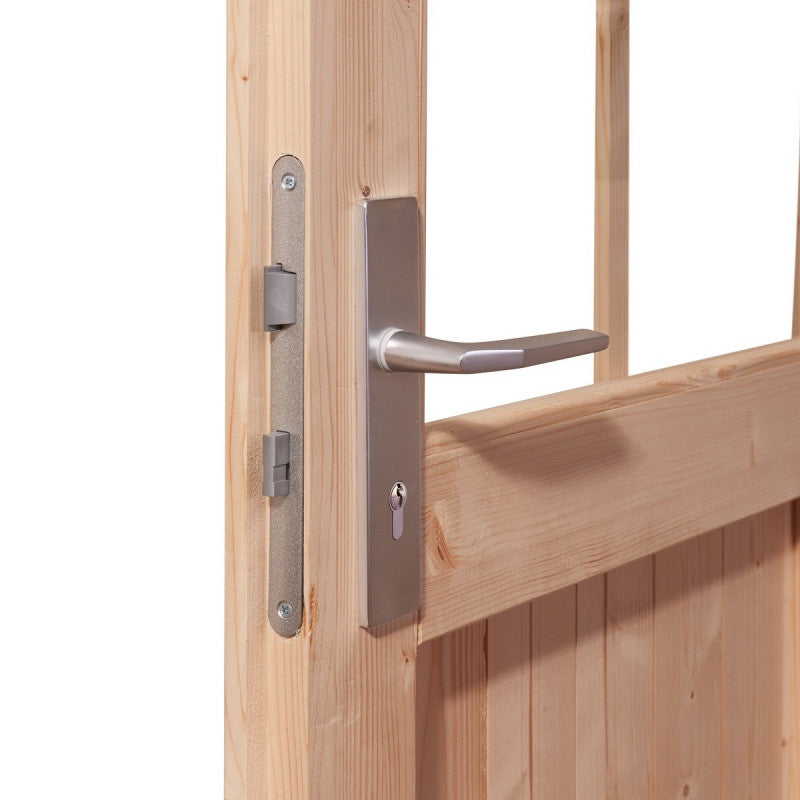 Abri toit plat 13,60m² bois massif 40mm Northeim 5 – Karibu Ma boutique