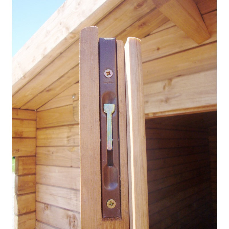 Abri toit plat 9m² PLUS 40mm + terrasse couverte latérale 9m² Gardy Shelter Ma boutique