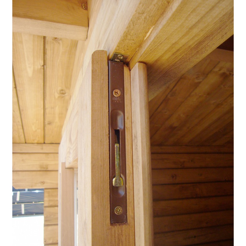 Abri toit plat 9m² PLUS 40mm + terrasse couverte latérale 9m² Gardy Shelter Ma boutique