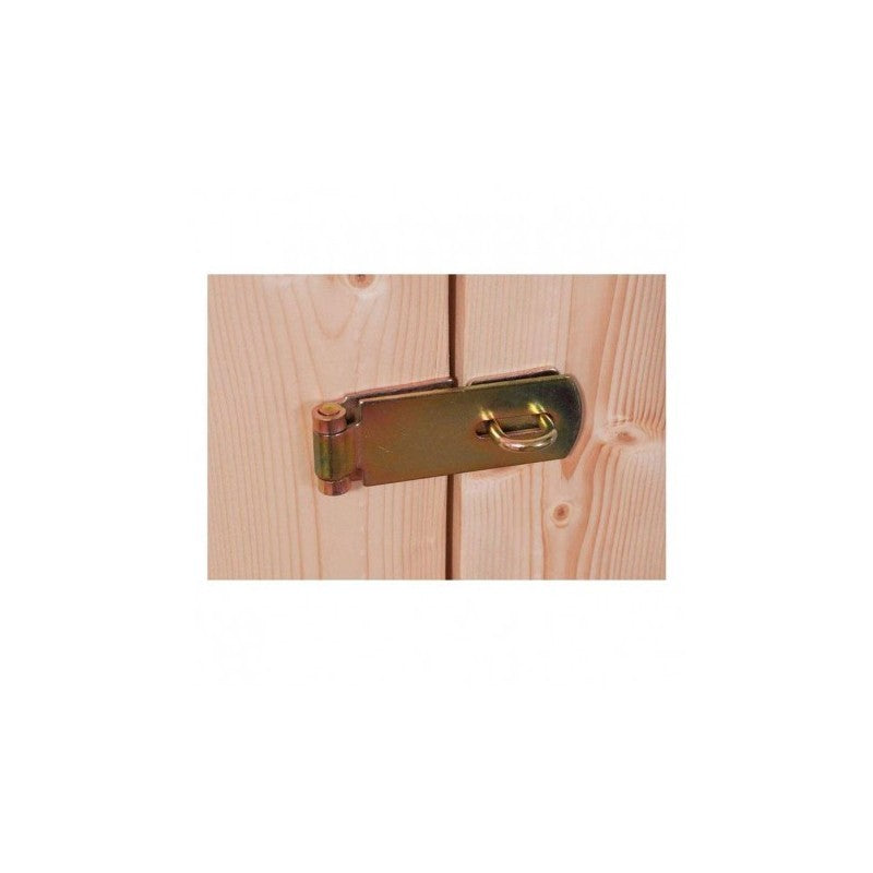 Abri toit plat en bois massif 19mm 4.62m² Glücksburg 3 - Karibu Ma boutique