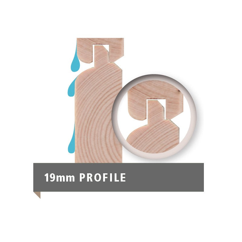 Abri toit plat en bois massif 19mm Qubic 6,05m² + appentis 5,6m² gris terre - Karibu Ma boutique