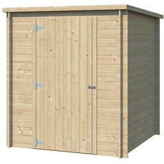 Chalet moderne Svendborg 3,23m² en bois massif 19mm avec porte simple - Gardenas Ma boutique