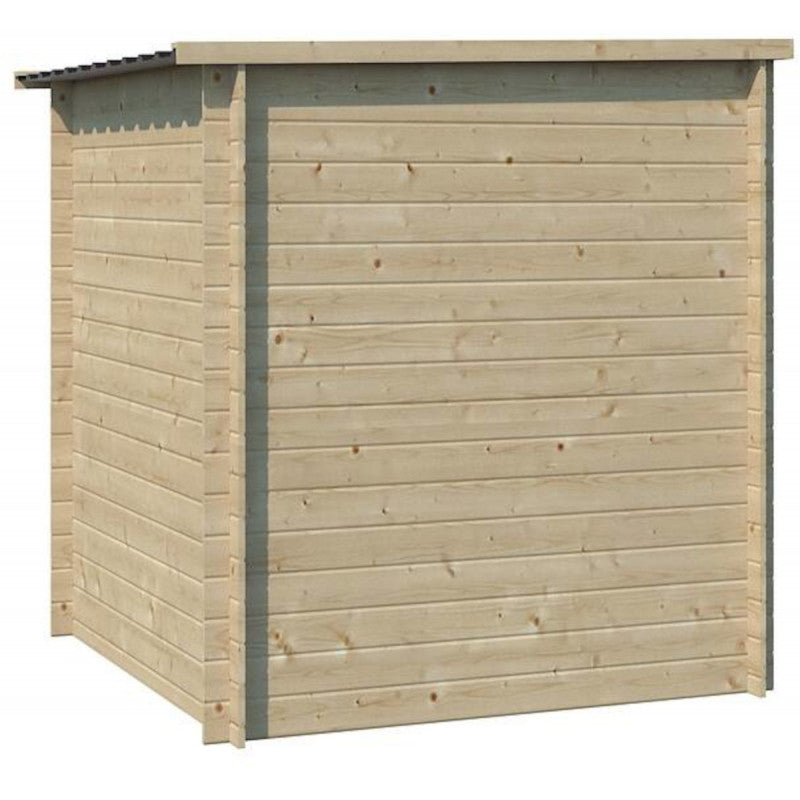 Chalet moderne Svendborg 3,23m² en bois massif 19mm avec porte simple - Gardenas Ma boutique