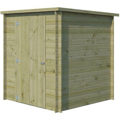 Chalet moderne Svendborg 3,23m² en bois traité 19mm avec porte simple - Gardenas Ma boutique