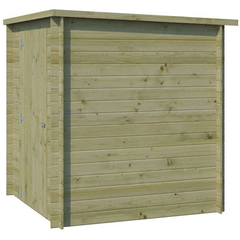 Chalet moderne Svendborg 3,23m² en bois traité 19mm avec porte simple - Gardenas Ma boutique