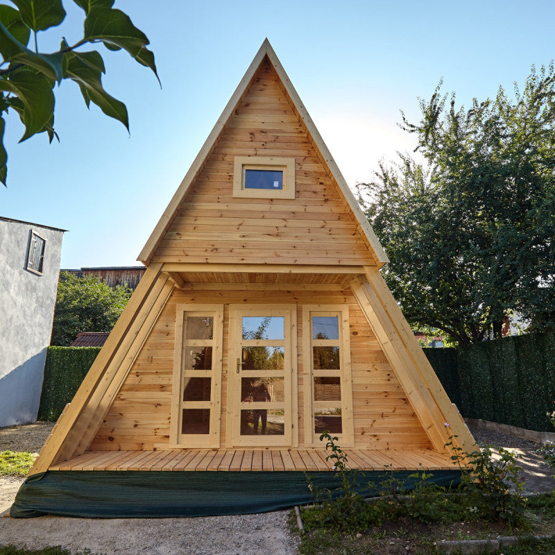 Maison de jardin en bois - TYPE A - 18m² surface habitable - Gardy Shelter Ma boutique