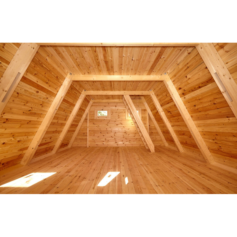 Maison de jardin en bois - TYPE A - 18m² surface habitable - Gardy Shelter Ma boutique