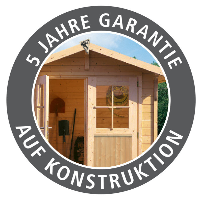 Remise adossée Juist 2 en bois certifié 3,28m² - Karibu Ma boutique